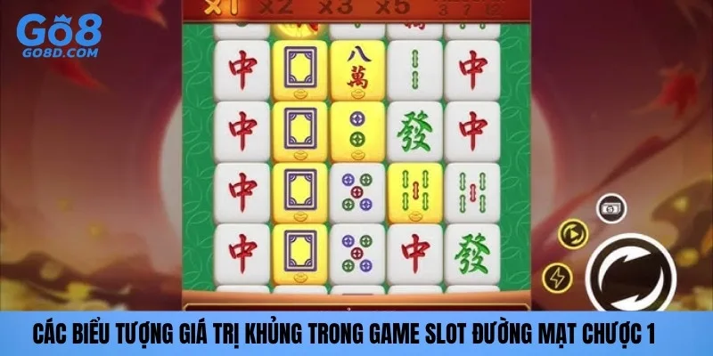 Các biểu tượng giá trị khủng trong game slot Đường Mạt Chược 1
